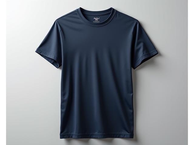 A high-performance athletic shirt made from advanced technical fabric, designed for intense workouts with an elegant, minimalist design.